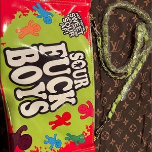 Cross body purse (sour patch theme)